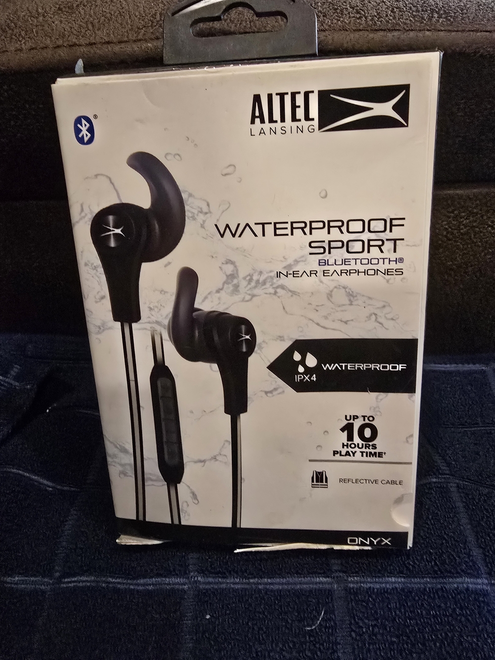 Altec Lansing Waterproof Sport Bluetooth In-Ear Headphones - Onyx Black